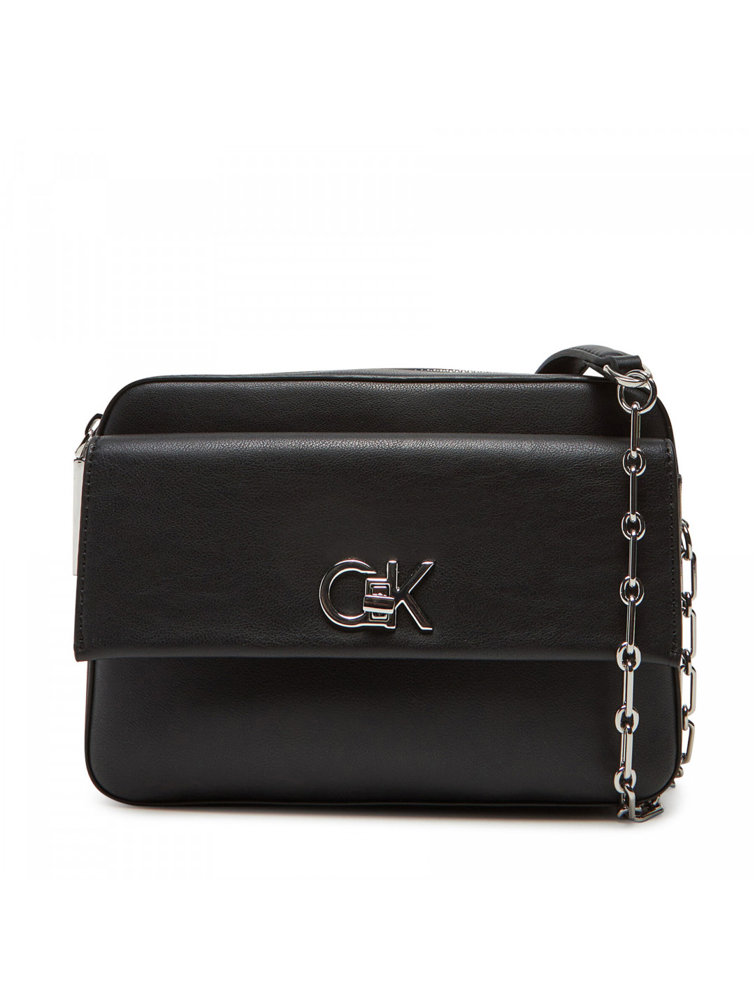 Kabelka Calvin Klein Ck Re-Lock Pocket Camera Bag LV04F3102G Černá